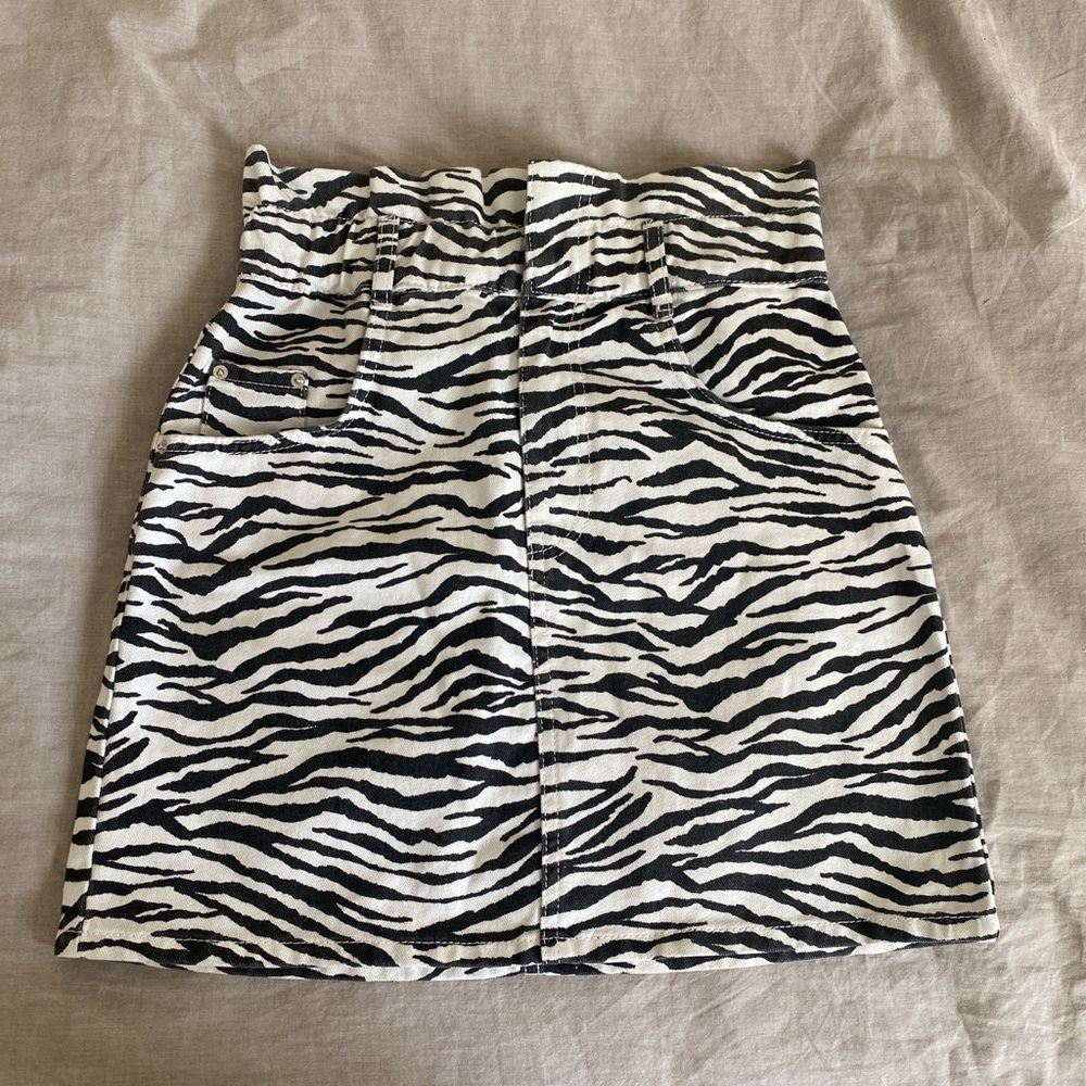 Zara Zebra Printed Skirt